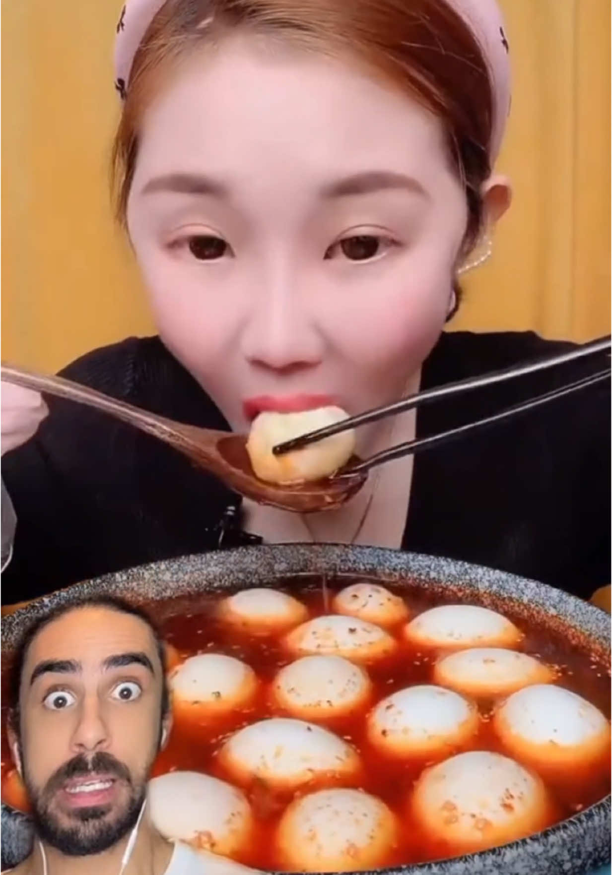 How many eggs did she eat? 🥚  #eggs #baderalsafar #mukbang #satisfying #foryou #fyp #foryoupage 