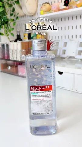 Nước tẩy trang mà các bạn da dầu nên thử 💯 #lorealparis_vn #review #nuoctaytrang #taytrangquocdan #taytrang #skincare #goclamdep #viral #xuhuong #fyp #muataitiktok #thaothichriviu #muataitiktokshop 
