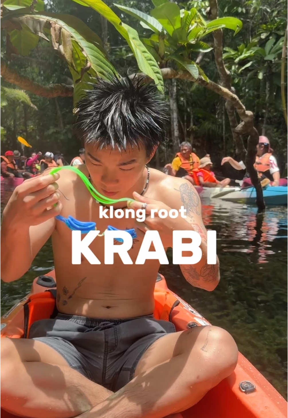 คลองน้ำใสจิงไม๊ 🥽🐠 #กระบี่ #คลองหรูด #คลองน้ำใส