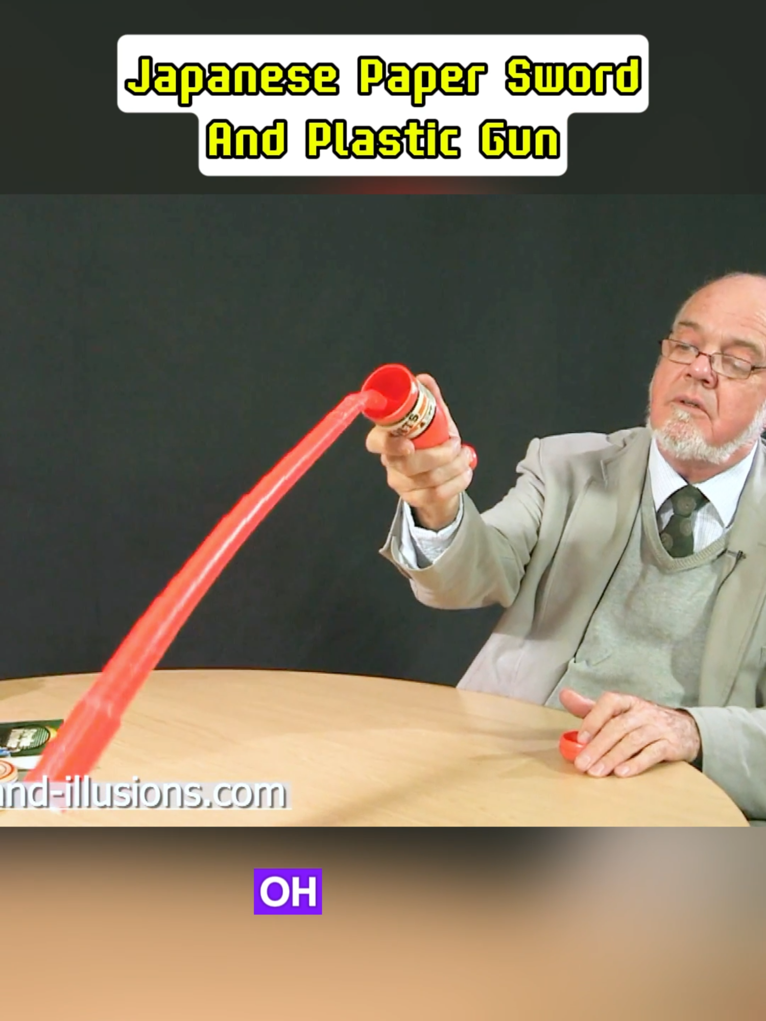 Japanese Paper Sword And Plastic Gun #Toys