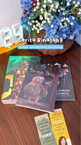 Beli dulu baca kapan-kapan mumpun ada promo paketnya 😉. #animalfarm #animalfarmgeorgeorwell #babelrfkuang #darkacademia #donquixote #rekomendasibuku #booktokindonesia #promobuku 