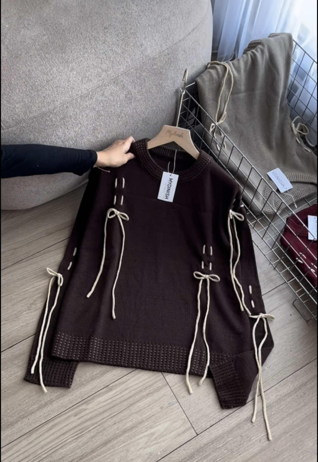 Gita Blouse lucuu buat daily #mydinish #mydinish_official #atasanrajut 