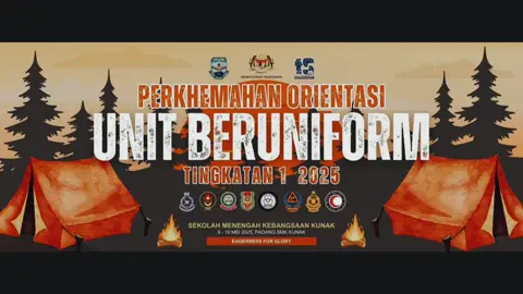 Perkhemahan Orientasi Ting 1 (2025) #smkkunak #kunak #sabah #malaysia #kamigurumalaysia #hoverairx1 #djiair3s 