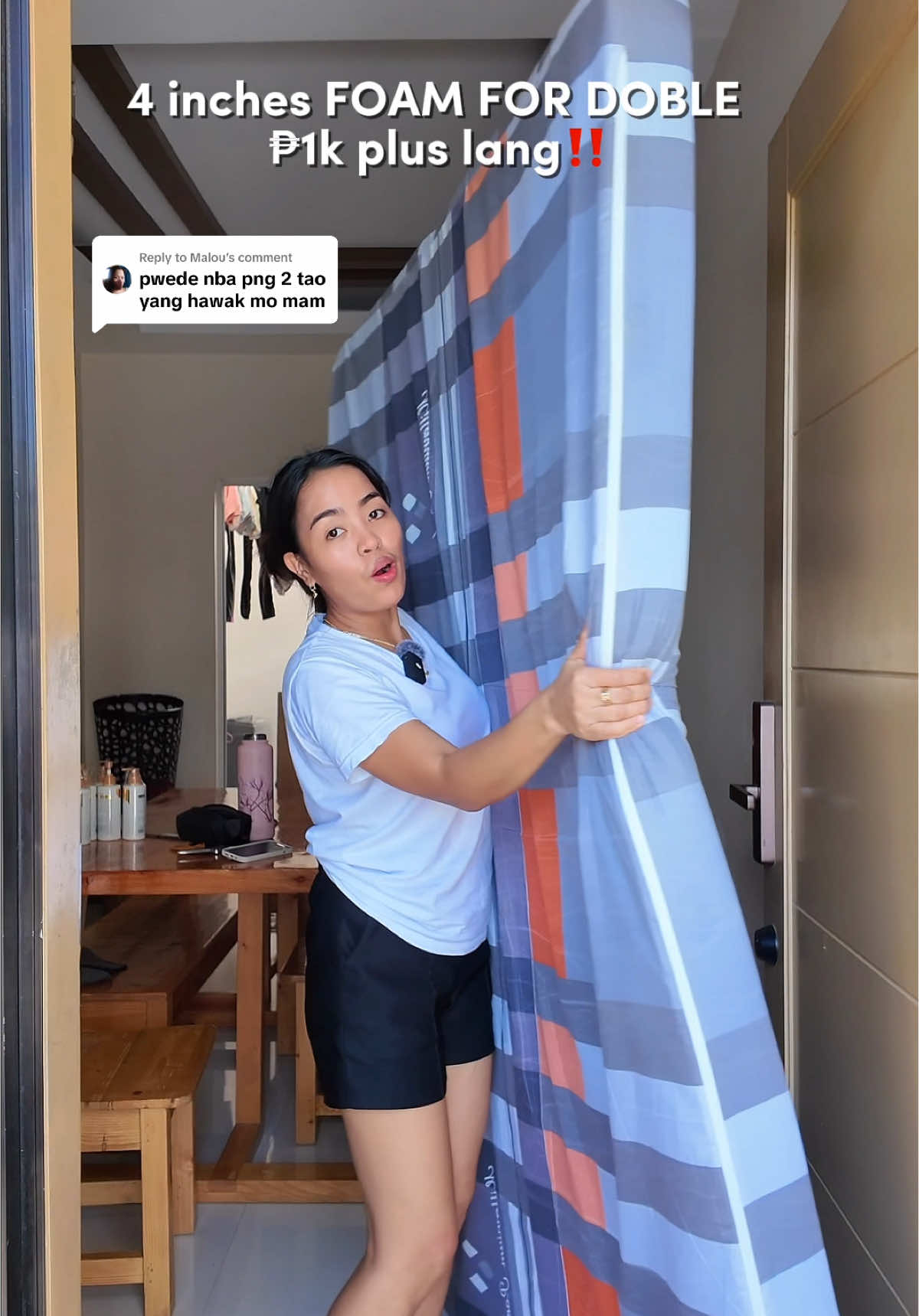 Replying to @Malou 🛏️ Foam mattress for 2? Yes na yes — kasya na, comfy pa! Perfect for small spaces, guest rooms, or budget-friendly upgrades. Price starts at ₱1,000+ only! 💯🧸 📌 Disclaimer Price may vary depending on size and seller. #MurangFoamPH #BudgetBeddings #FoamForTwo #HomeEssentialsPH #MattressDealPH #AffordableBeddings #foam 
