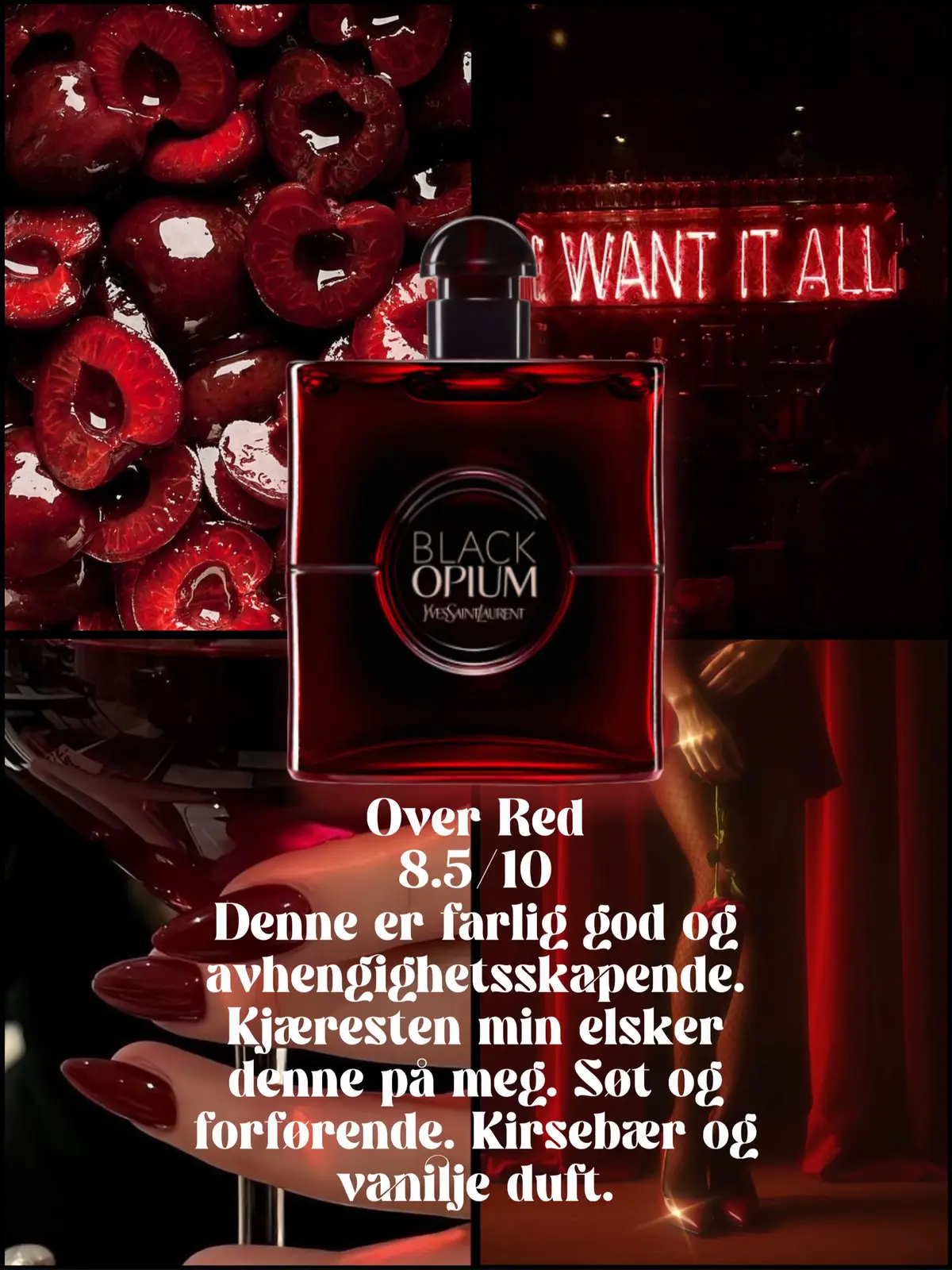 Dette er, etter min mening, den beste Black Opium parfymen 🍒  @SAINT LAURENT @Fredrik & Louisa #perfume #perfumetiktok #fragrances #perfumetok #fragrancetiktok #parfyme #parfymetiktok #fragrantica 