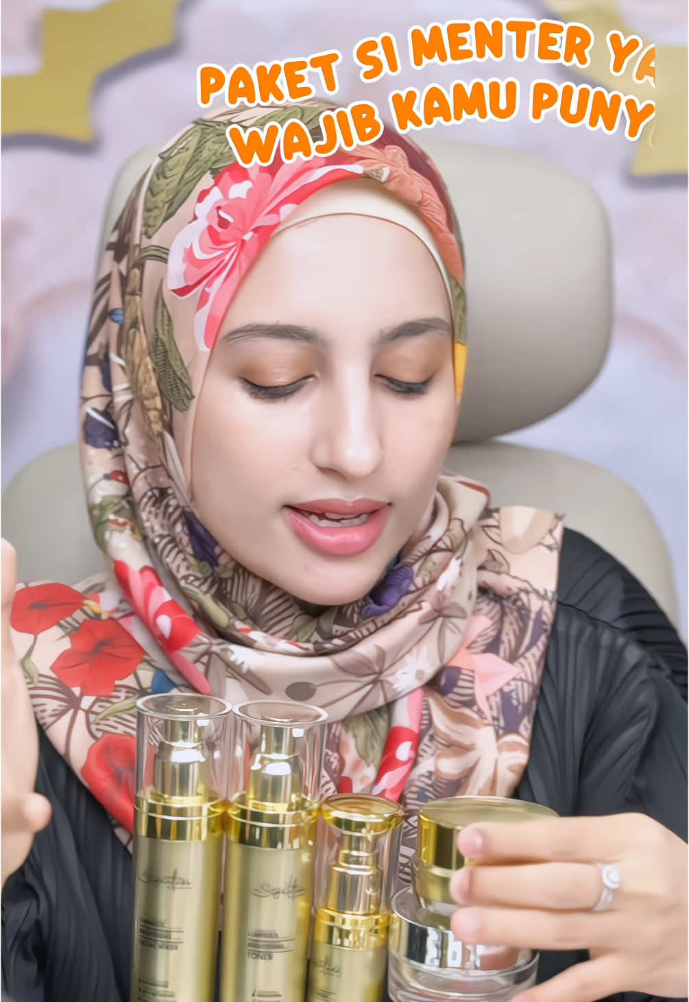 Yang mau SERIUS mencerahkan, wajib coba Paket Sultan di keranjang kuning!🫵🛍️ #hnhskincarebydrkamilajaidi #dikawalsampaiglowup #24hours #brandday 
