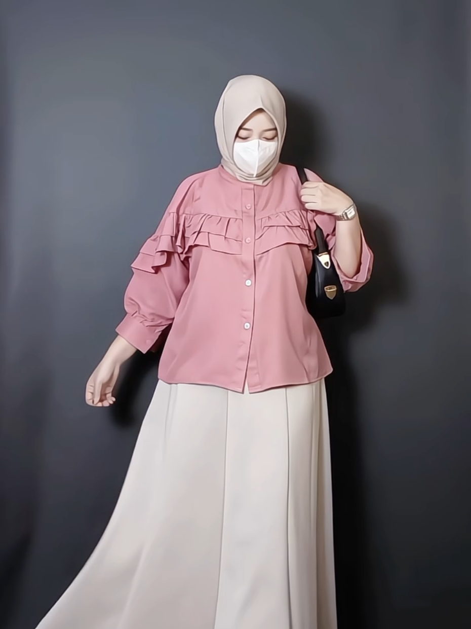 Rok korean viral bahan scuba berkualitas, nyaman dipakai.  #rok #rokscuba #outfitcheck #ootdhijab 