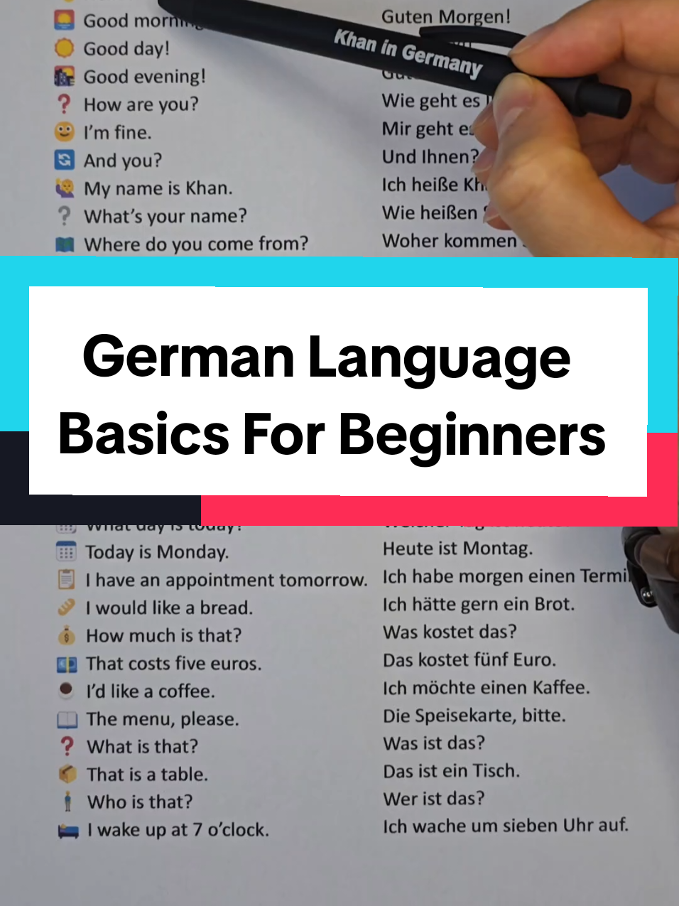 “German phrases EVERY beginner should know 🇩🇪🧠 Start speaking in seconds — no boring grammar! #GermanForBeginners #LearnGerman #germanlanguage #foryoupagee #germanteacher #LearnGermanFast #Deutschlernen #deutschfüranfänger  #CapCut 