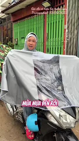 Áo mưa choàng nhà em không sợ mưa gió, không sợ thấm nước mà giá thì rẻ mê luôn các Bác ơi #aomua #aomuachongtham #aomuathoitrang #aomuadixemay #aomuabocaocap