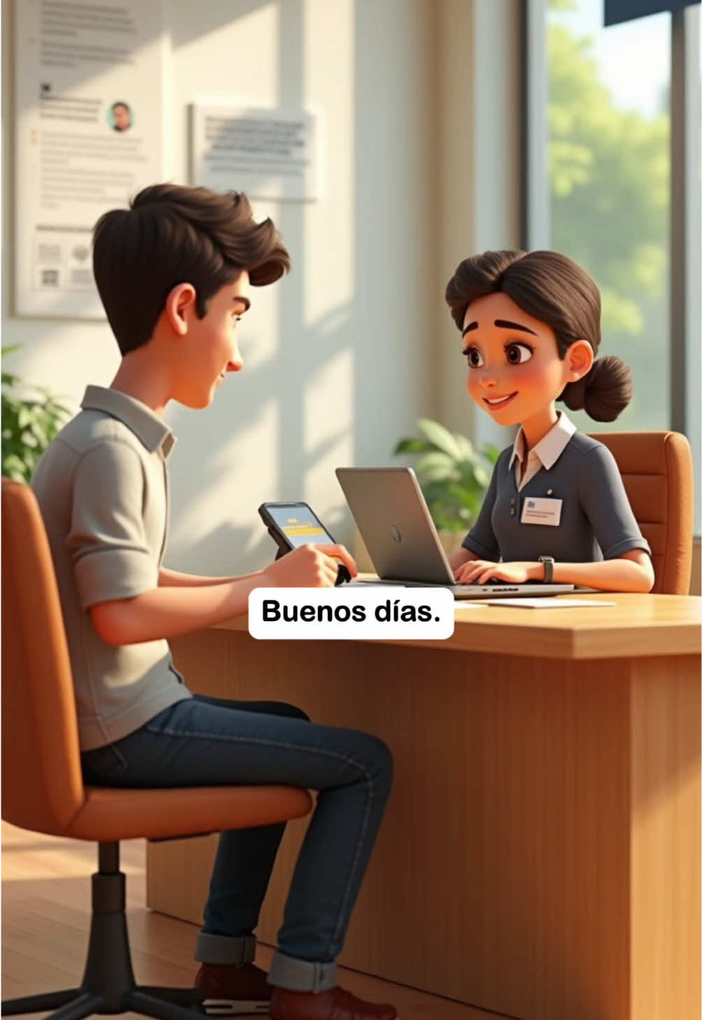 Opening a Bank Account - Spanish Speaking Practice #learnspanish #practicaespañol #spanishconversations #spanishstorytime #spanishstories #Spanishdialogue #español #practicespanish #Spanish #spanishtiktok #EduTok #studytok 