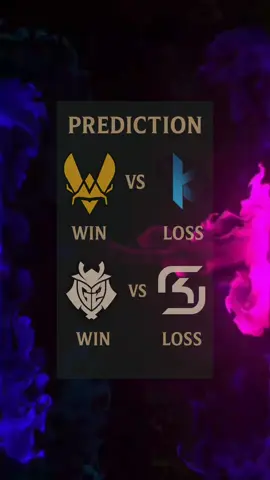 Today’s LEC predictions: Vitality and G2 take the wins, KC and SK fall short. #vitality #karminecorp #G2 #SK #esports #lec 