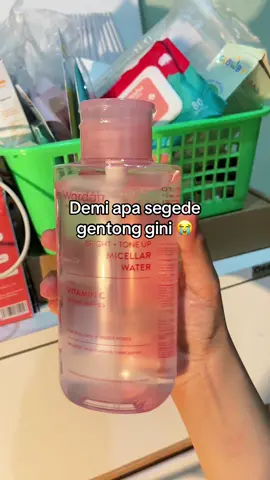 kapan abisnya 😭 #micellarwater #wardahmicellarwater #micellarwaterwardah 