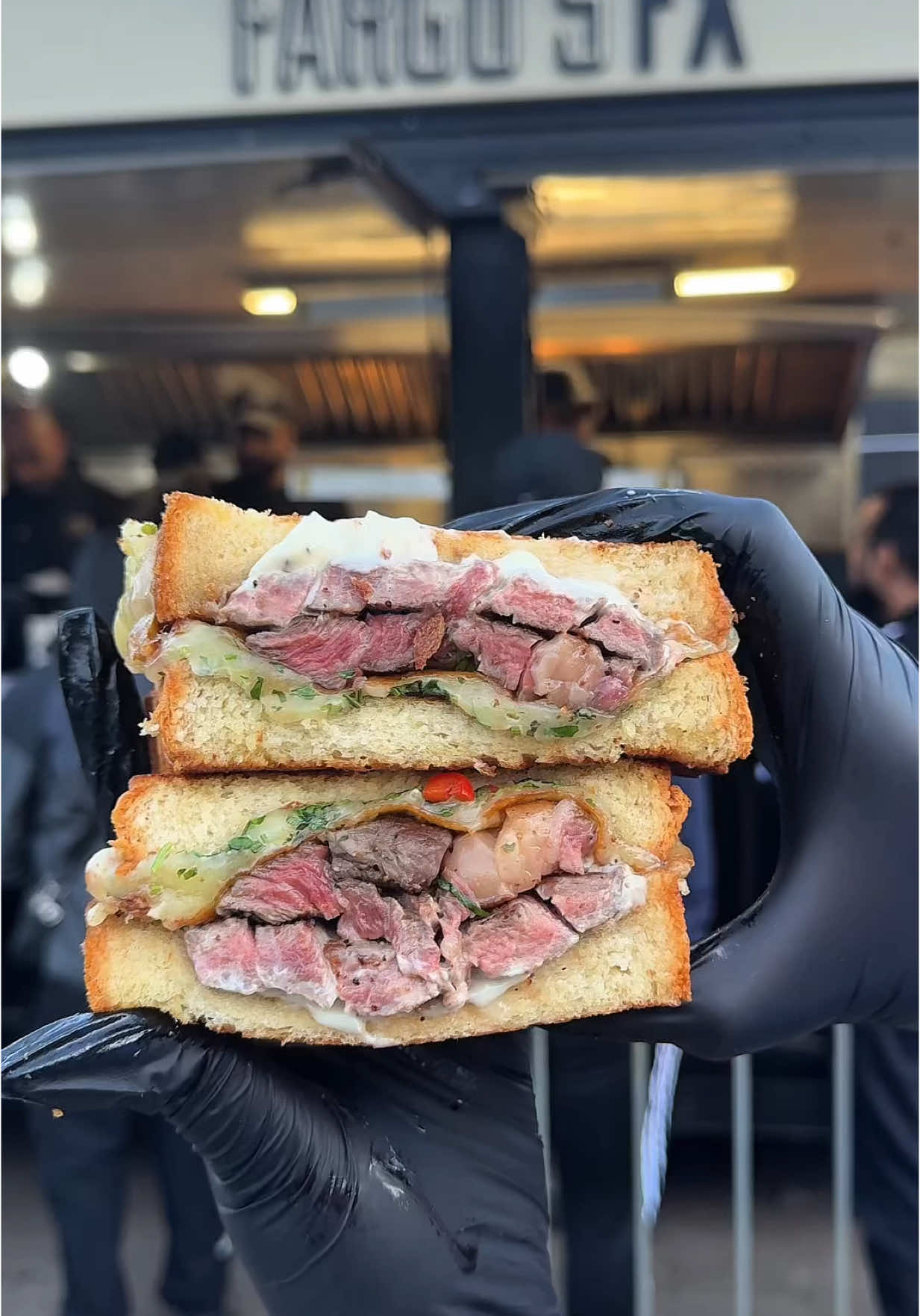 The Secret Behind @fargosfx Famous Sandos Part 2 👀 @am11_rah went BTS to find out what all the fuss is about and now we’re on to the next phase, how they prepare this incredible sando 🥪  Catch @fargosfx at ‘Halal On Tour’ at Edgbaston Cricket Ground on 24th/25th  #halal #shokupan #japanese #bread #milkbread #hungry #fyp #birmingham 