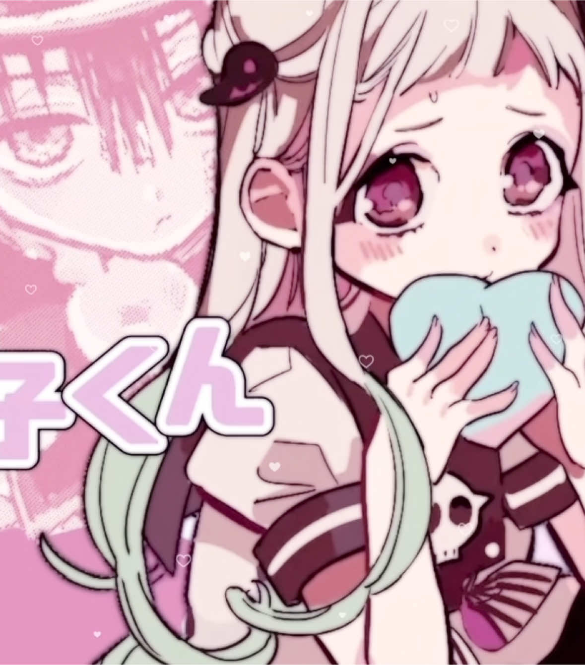⟡参考@四島はん ｜昨日はアイスクリームの日でしたね🎀🍨たまに白すぎて見えない文字あるのはミスです💧#地縛少年花子くん #八尋寧々 #花子くん #jibakushounenhanakokun #愛♡スクリーム 