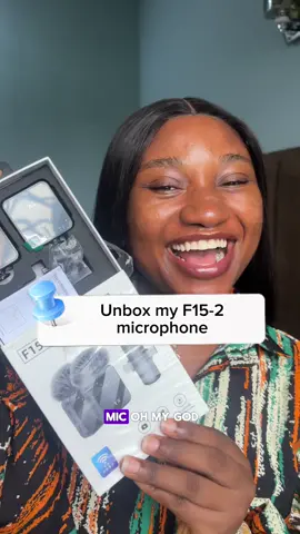 #creatorsearchinsights my content microphone is here💃 Thanks to @Tihana_accessories.ng . What do you think about it. Do you think it is  worth it? I had a music box in the background so I think it is definitely worth it, it cancelled the background noise so well.  #contentcreationtools #microphonewireless #f152microphone #unboxingvideo #contentcreatortips #contentcreator 