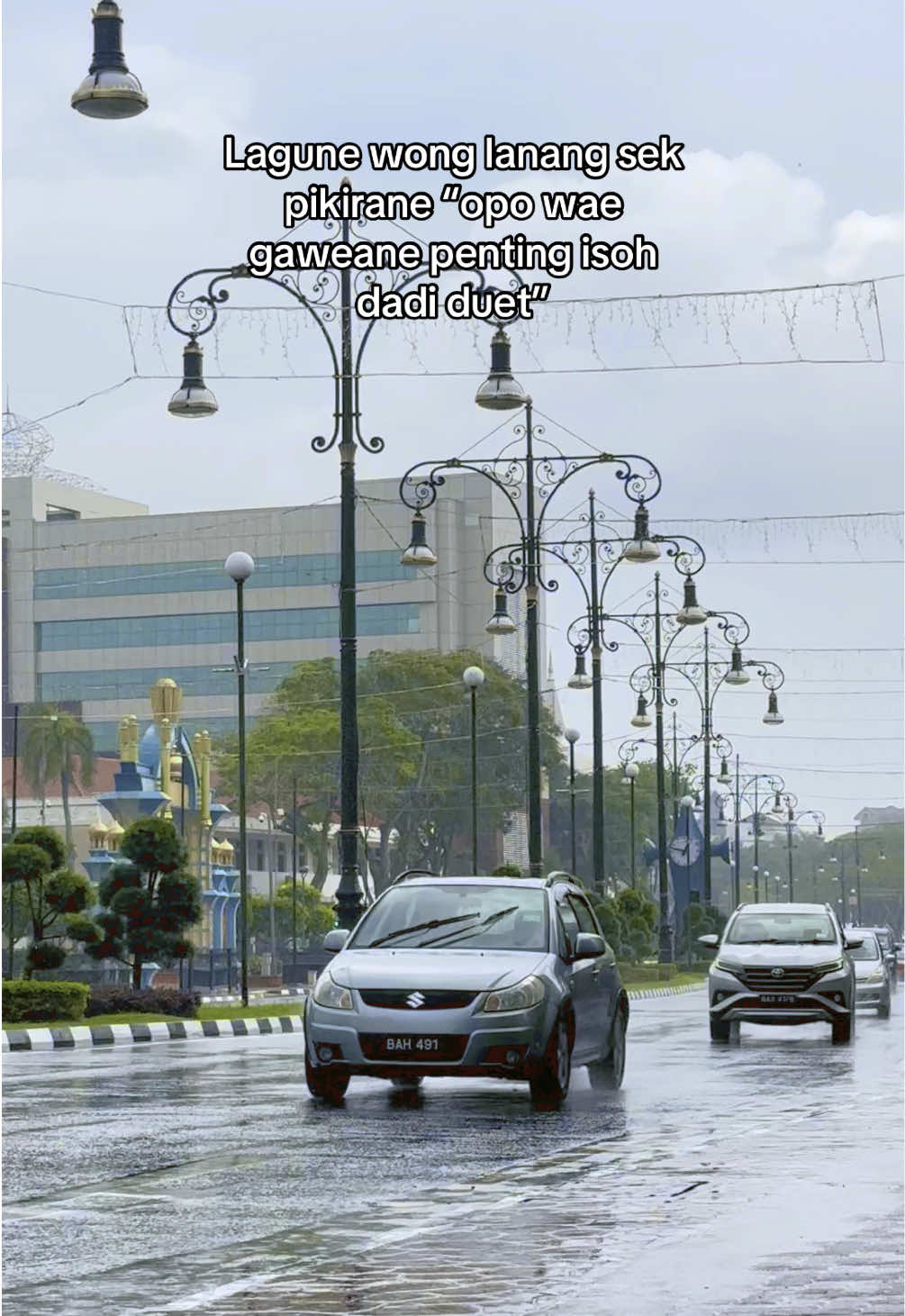 Rain du 🌧️  #jowostory #beranda #rantaubrunei🇧🇳🇲🇨 #jowostory🥀 #bandarseribegawan#laguviral