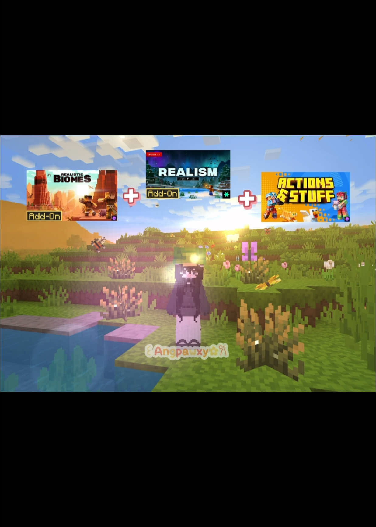 Realistic biome + Realism vfx + action&stuff 🌅 | สวยไม่ไหว😭🍀🍄 #realisticbiomes #realismvfx #actionstuff #actionandstuff #minecraftbedrock #Minecraft #minecrafttutorial #minecraftmemes #minecraftaddon #minecraftanimation #minecrafttexturepack #addonminecraft #addons_for_minecraft #มายคราฟ #ไมน์คราฟต์ #แอดออนมายคราฟ #minecraftbeautiful #capcut #fyppppppppppppppppppppppp #fyp #fypシ゚ #เทรนวันนี้ #ฟีดดดシ