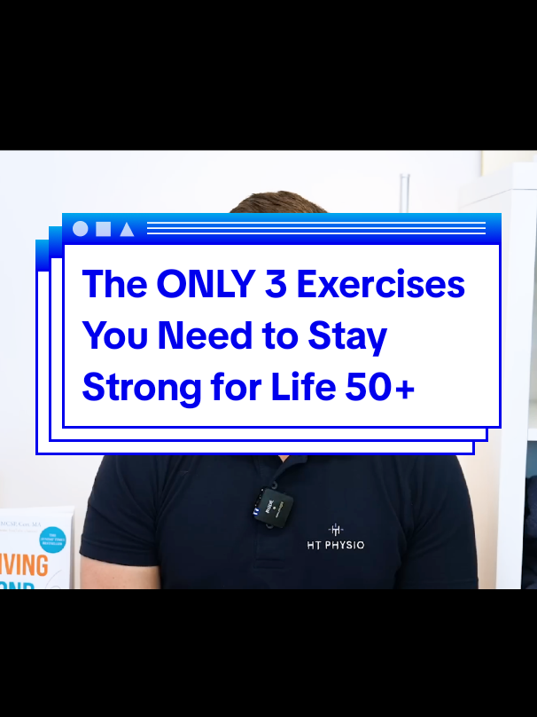 The ONLY 3 Exercises You Need to Stay Strong for Life 50+ #StrengthTraining #FitnessOver50 #HealthyAging #Longevity #ExerciseForSeniors #StayStrong #FunctionalFitness #ActiveLifestyle #WellnessOver50 #FitForLife 