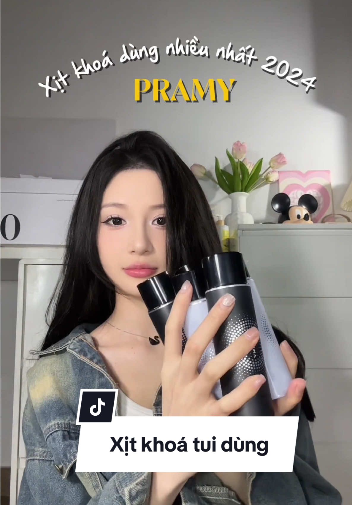 Nguỵn sét đyngggg choa Pramyy suốt đờy ạaaa 😘#xuhuong #fyp #reviewlamdep #goclamdep #xuhuong #beauty #theanh28  #pramy #xịtcốđịnhlớptrangđiểm #lockinyourbeauty #PramyxLoopy