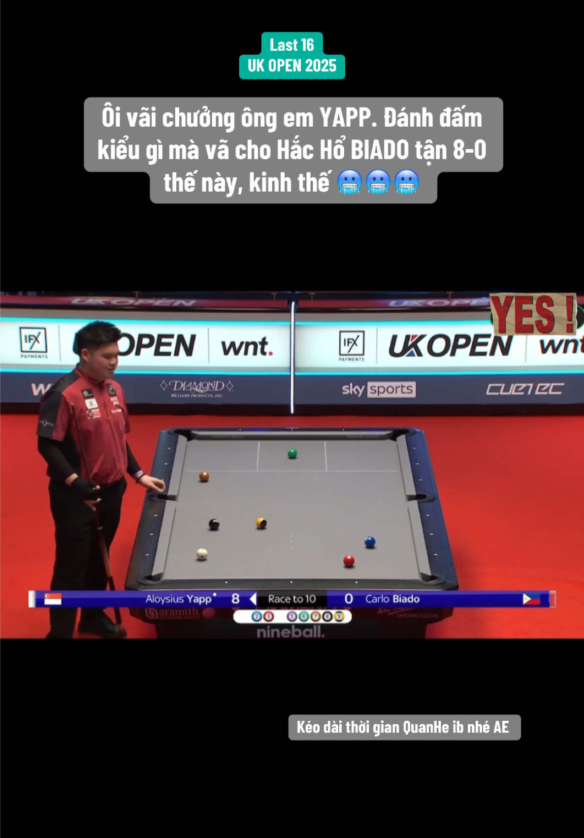 TOP 1 Phi cũng cứ phải là dính ghế với ông em 😳 #xuhuong #xuhuongtiktok #aloysiusyapp #carlobiado #billiards #hungkeubilliard 