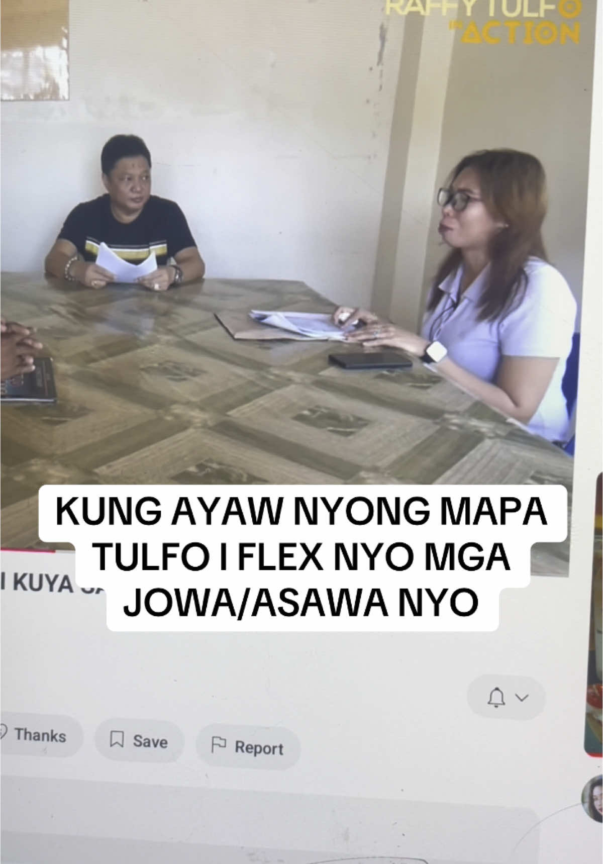 I FLEX NYO KASI KAMI!!! #raffytulfoinaction  #fypage 