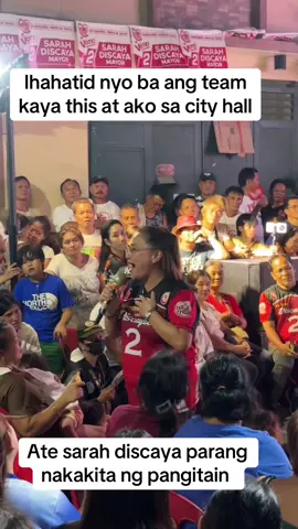 Ihahatid nyo ba ang team kaya this at ako sa city hall. #atesarahdiscaya #pasig #pasigcity #pasiglaban #vico 