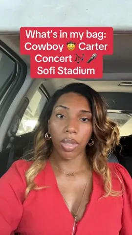 What I brought in my bag: Cowboy 🤠 Carter Concert in Inglewood, CA 📍 #beyoncé #cowboycarter #beyoncecarterknowles #concerts #sofistadium #fyp #beyhive🐝 #losangeles #beyonceknowles #blueivycarter #rumicarter 