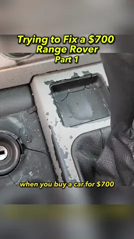 Fixing a Mechanically Totaled Range Rover I bought for $700 Part 1 #auctioncars #mechanic #fyp #car #rangerover 