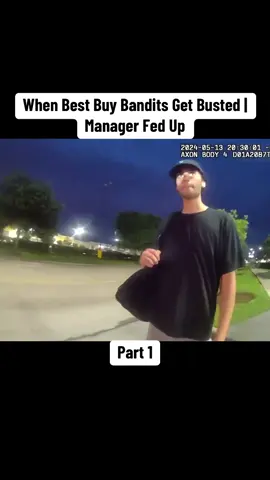 When Best Buy Bandits Get Busted | Manager Fed Up #cops #copsoftiktok 