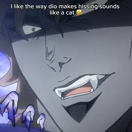 Not really hissing but in the eng dub he was hissing 🐱 #diobrando #phantomblood #jojosbizarreadventure #jjba 
