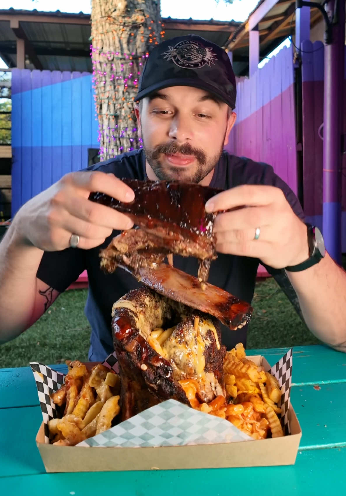 Experience the DinoRito bone pull craze for yourself! 📍 1009 Avenue B inside @El Camino  Texas style BBQ, Texas sized bites, Texas sized flavor from @Garcia Barbecue all rolled up into the perfect beef delivery vessel- a DinoRito!  Proudly serving San Antonio the highest quality barbecue that you definitely can’t make at home - even if you tried.