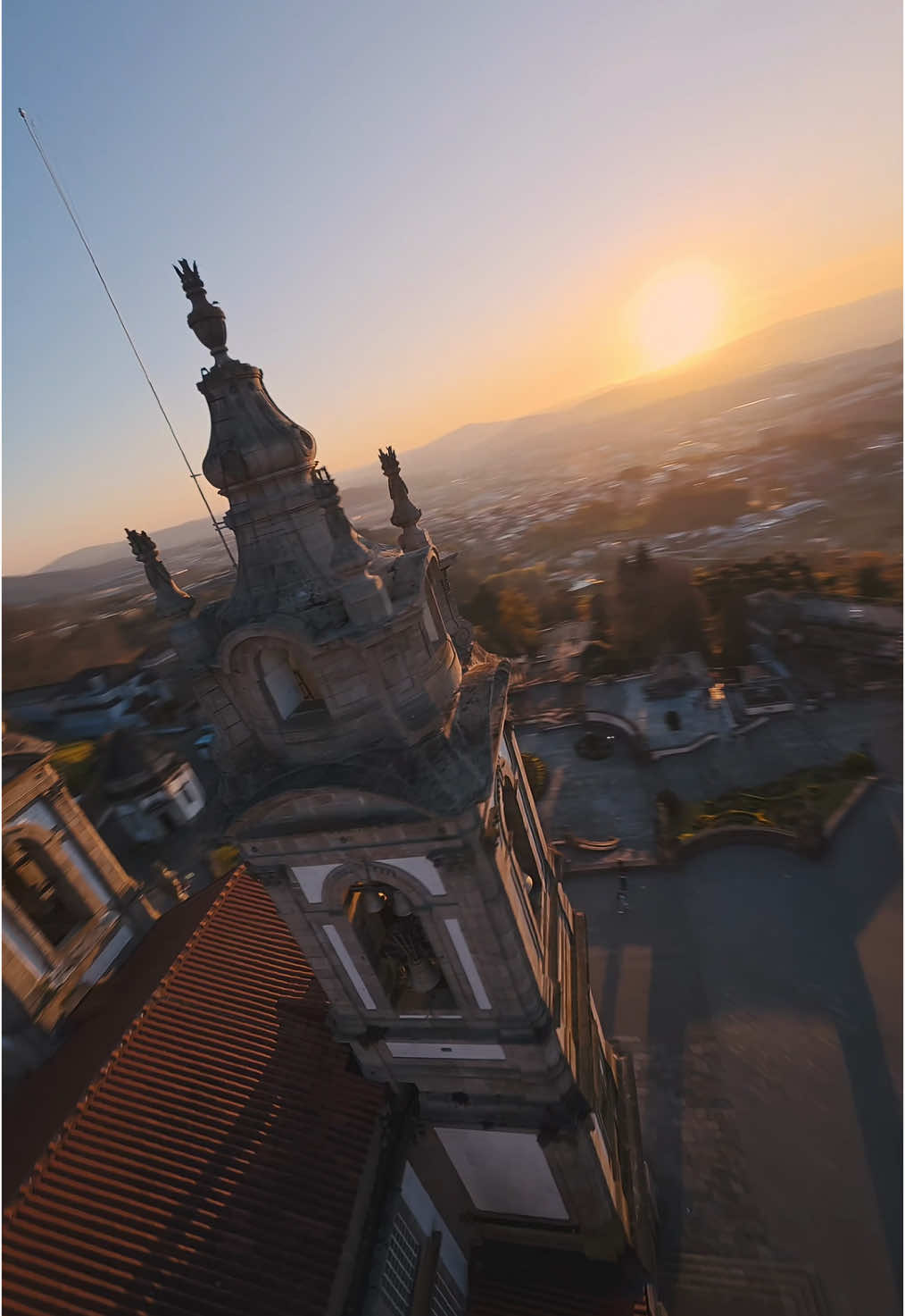 Sunset at Bom Jesus - Braga 🇵🇹 #fpv #fpvdrone #braga 