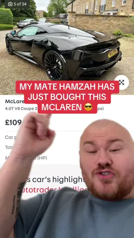 My mate Hamzah has just bought this Mclaren GT! 🤯 #zacstudd #carsoftiktok #cartiktok #carinsurancehacks #carinsurancetips #insurancetiktok #mclarengt 