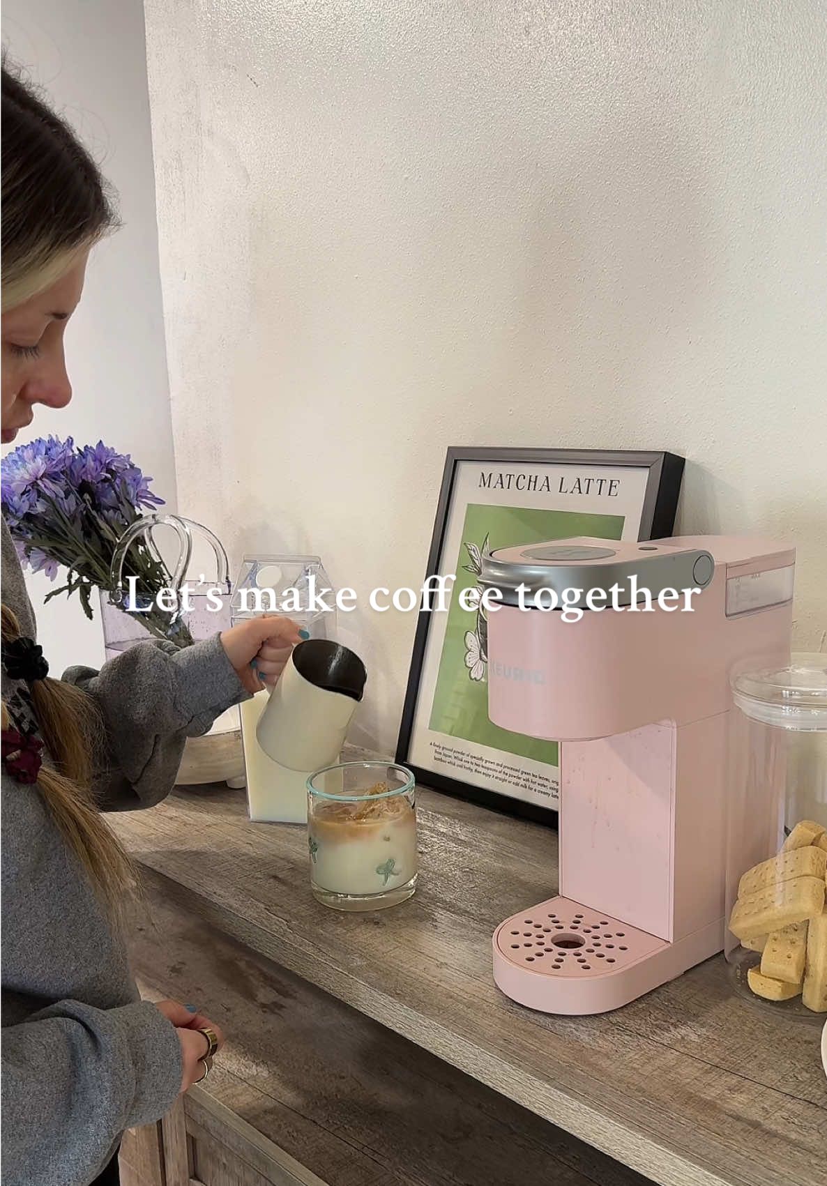 I think the bottom shelf needs more and make a different picture on top? Maybe something bigger ? #goodmorning #morningcheer #morningvlog #morning #makecoffeewithme #coffeebar #coffee #coffeetok #coffeetime #homedecorideas #homedecortiktok #homedecoration #homedecorideas #decoratewithme #fyp #foryou #trend #viral 