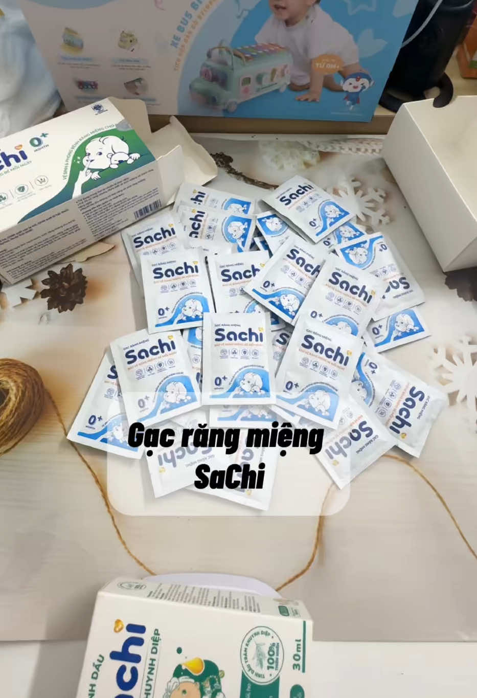 Gạc răng miệng Sachi #sachi #gacrangmieng #gacroluoi #gacrangmiengsachi #megaushop22 #mevabe 
