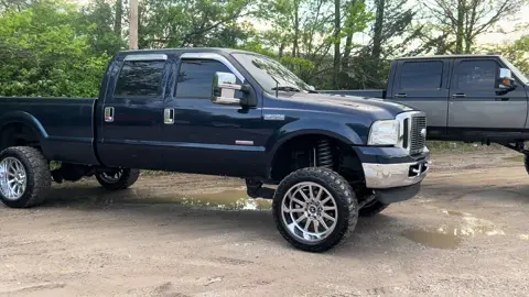 6inch 6.0 to an unknown height 7.3 #obs #ford #truck #diesel #builtnotbought #200hpclub #powerstroke #foryou #fyp 