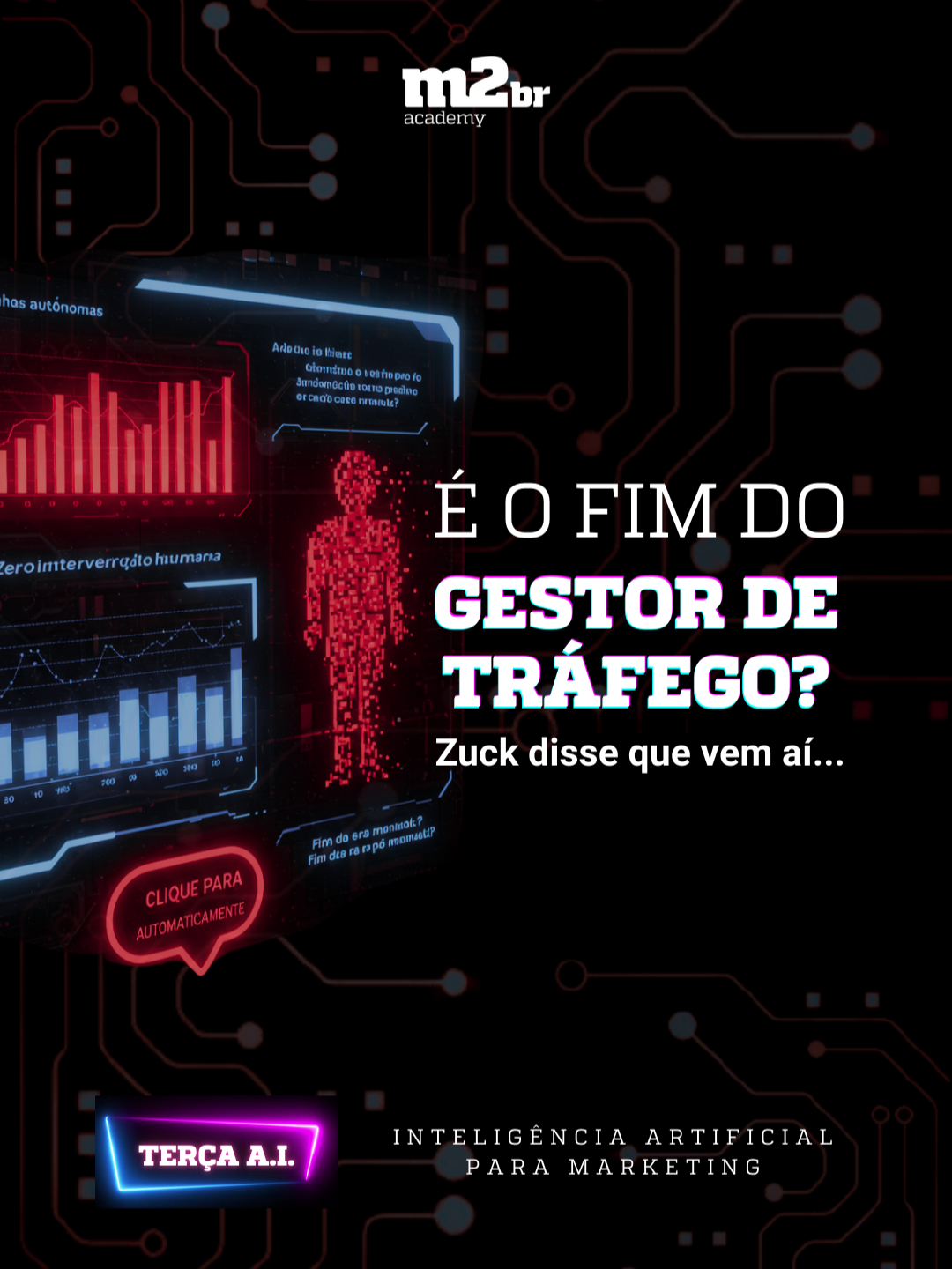 Mark Zuckerberg avisou: criar anúncios vai ser cada vez mais automático. E se você ainda está preso em briefing, brainstorm e banner com botão vermelho, talvez esteja jogando o jogo errado. Nesse corte da Terça A.I., a gente comenta como a Meta está transformando o jeito de anunciar — com IA fazendo desde os criativos até as variações de campanha. Não é sobre substituir pessoas. É sobre quem aprende a usar as ferramentas antes que vire padrão. Toda terça no canal do YouTube da M2BR Academy. Inteligência artificial sem hype, com foco no que importa: resultado. #TerçaAI #M2BRAcademy #Zuckerberg #MetaAI #AutomaçãoDeAnúncios #MarketingComIA #FuturoDoTráfego #IAeMarketing #GestorDeTráfego #FuturoDoTrabalho #TikTokMarketing #tiktokbrasil #FYP