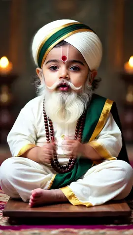 Baby Guru with a message for world leaders and everyone alike….. #fyp #talkingbaby #guru #baby #cute #funny #inspire #motivation #ai #aivideo 