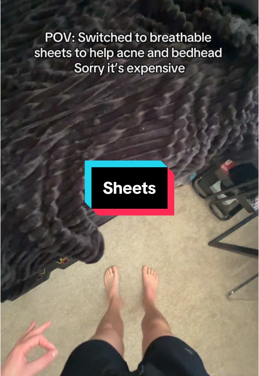 No more overheating for me😛 | Check it out #foryoupage #viraltiktok #cheaptok #sale #tiktokshop #ifykyk #satinsheets #beddingsets #comfysleeper #sleepquality #bedroomcheck #collegeliving 
