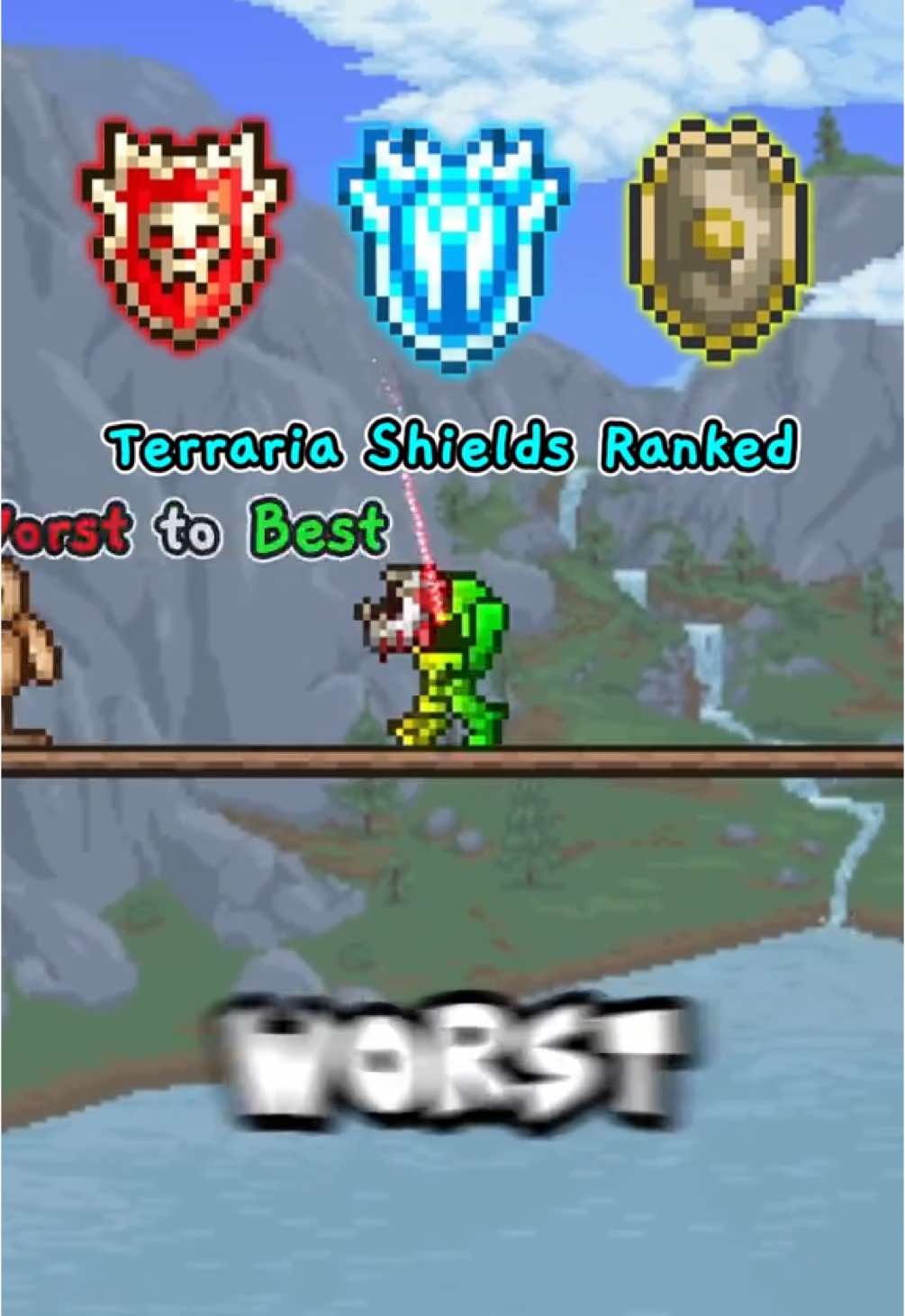 Every Terraria Shield Ranked! #terraria #fyp #gaming #terrariaguide #tmodloader #viral