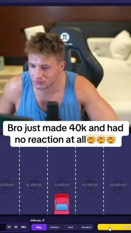 Bro just made 40k and had no reaction at all🤯🤯🤯