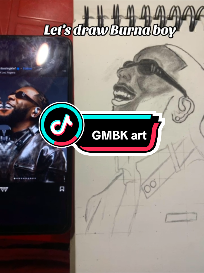#@Burna Boy #ghanatiktok🇬🇭 ##CapCut #drawings 