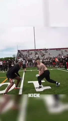 Adin began celebrating after  this guy humiliated the other person in a 1v1 #adinross #1v1 #athlete #americanfootball #celebration #embarrassing 