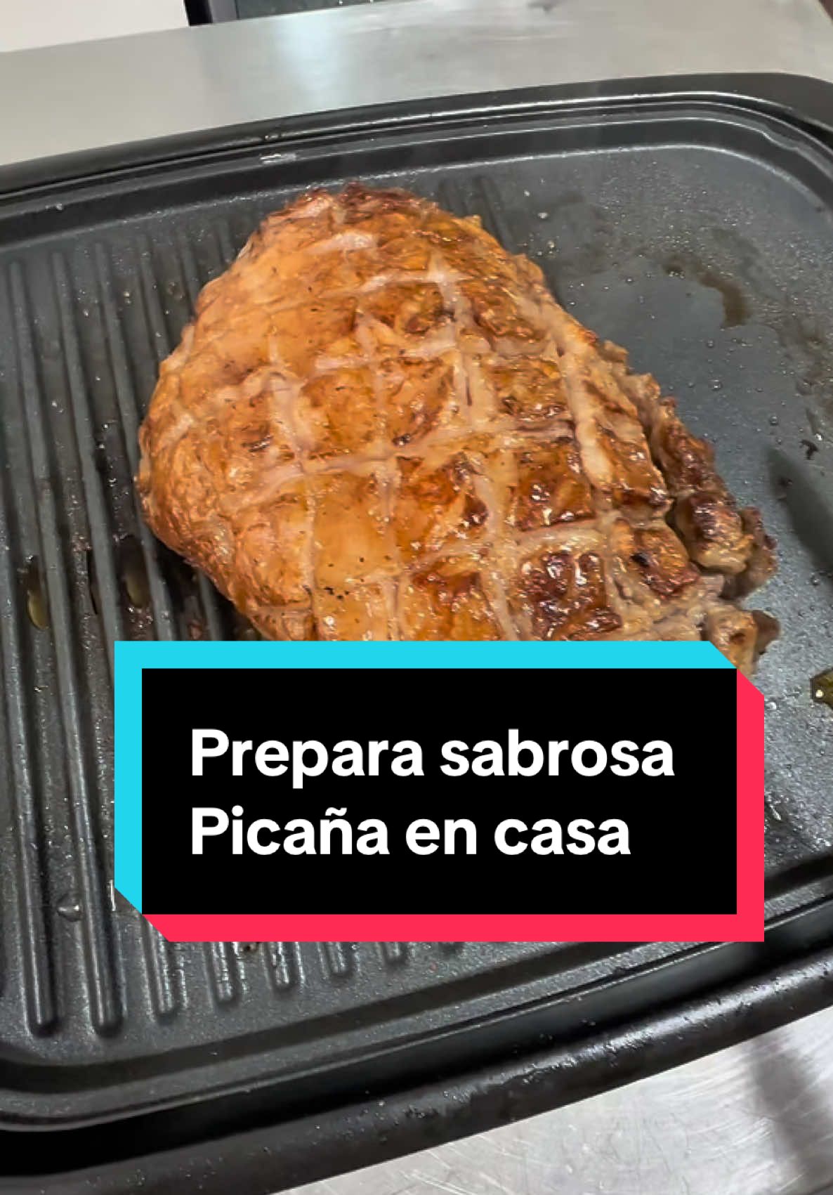 Cómo preparar Picaña en casa con grill eléctrico #picaña #picañasgrill #picana #picanha #recetapicaña 