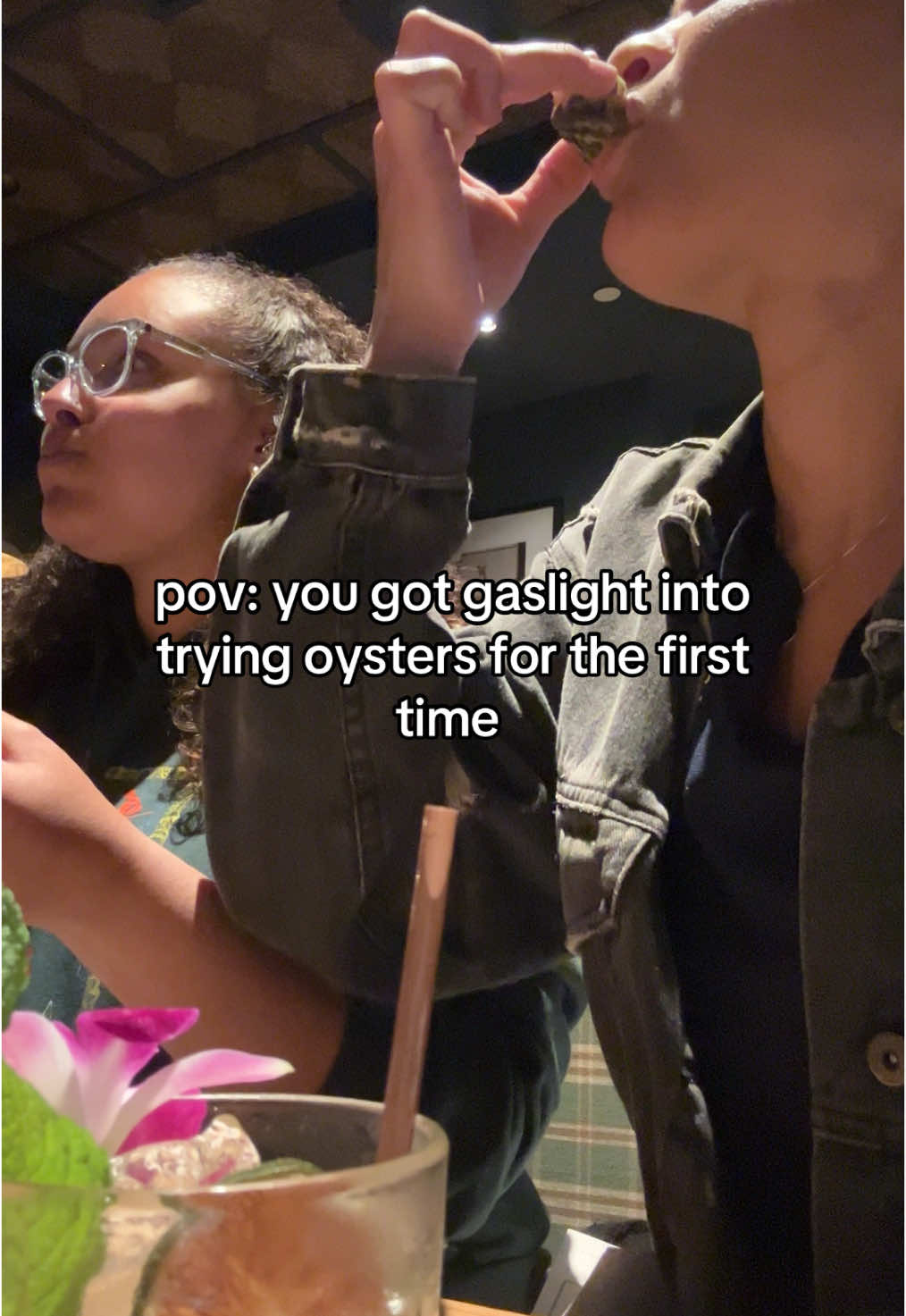 Oysters taste like a slimy sea eyeball 