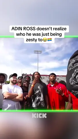 ADIN ROSS doesn’t realize who he was just being zesty to😭🏳️‍🌈  #adin #adinross #adinrossclips #fyp #viral Adin Ross  edate Camilla Araujo #camillaaraujo #ddg #edate #deshaefrost ddg #nfl #football 