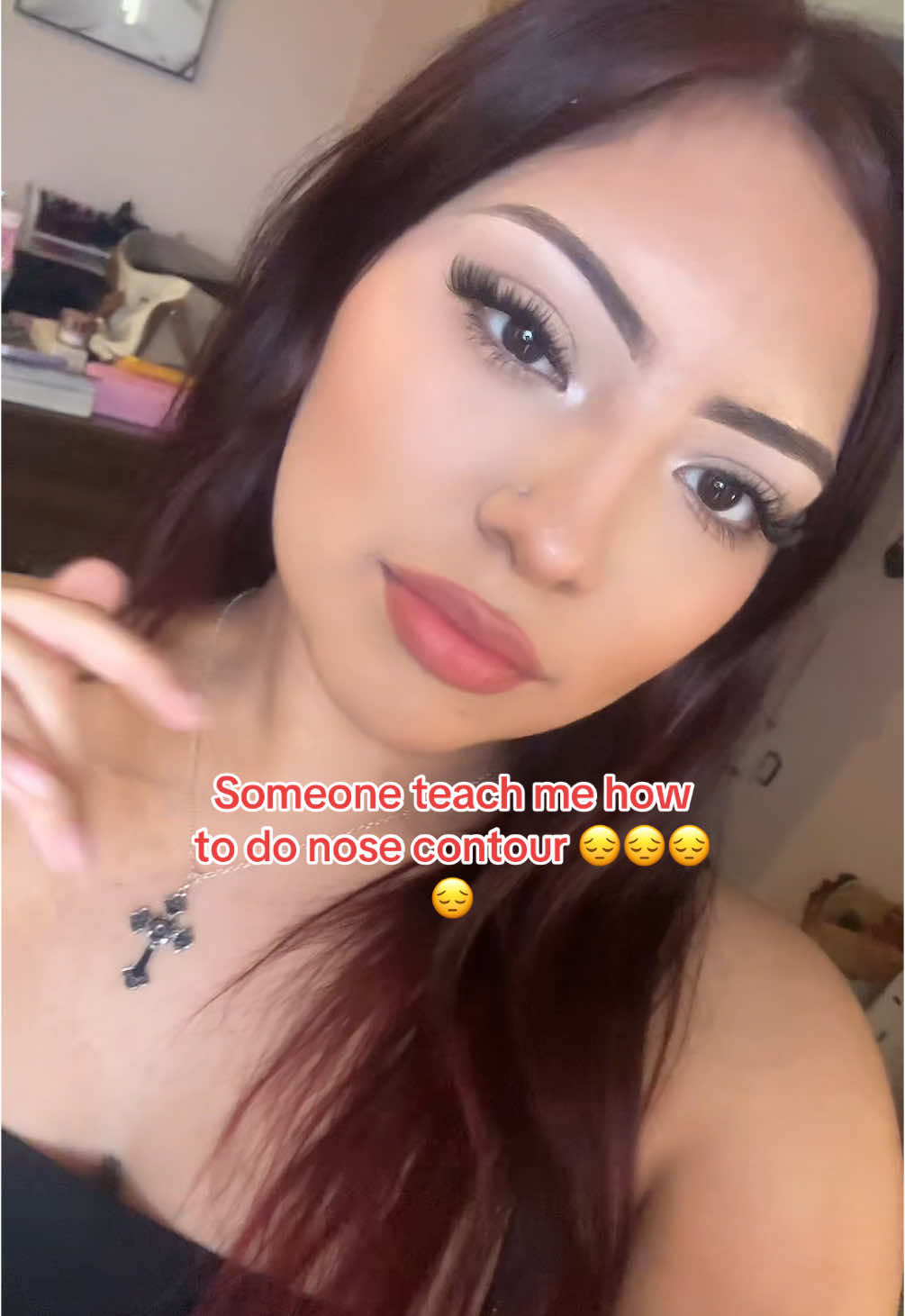 🧍🏽‍♀️🧍🏽‍♀️🧍🏽‍♀️ #makeuptips #contour #fypシ゚viral #nosecontour #help #zxybca #fyppppppppppppppppppppppp 