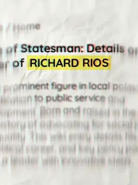 Richard Ríos | 