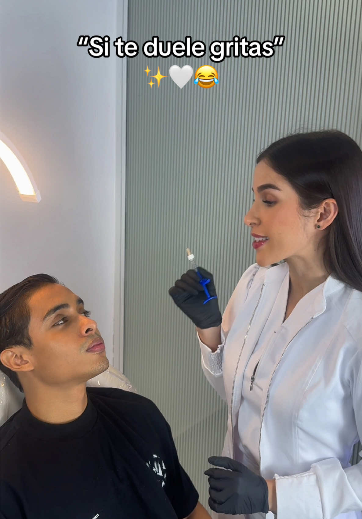 Conmigo no vas a sentir dolor en la carita 🤍✨ #medicaestetica #esteticafacial #estetica #botox 
