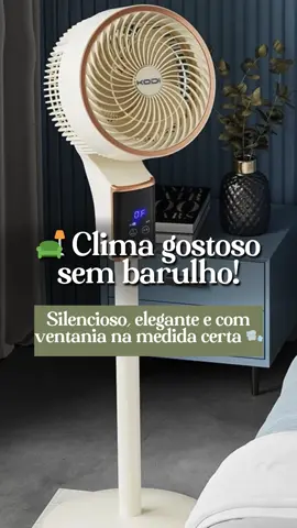 🎥 Descrição para TikTok e Instagram 🔥 Calor? Aqui não, meu amor! Esse ventilador 3D poderoso gira pra cima, pra baixo, pra todos os lados e ainda purifica o ar com íons negativos. Silencioso, elegante e com controle remoto – o combo perfeito pra refrescar com classe. ✨ 3 velocidades 🔄 Rotação vertical 🍃 Íons negativos 🔇 Baixo ruído 🖐️ Toque ou controle remoto 📌 Siga: @decorconceito para mais achadinhos de conforto! 🔗 Link no vídeo 🛒 #ventiladorpotente #ventiladorsilencioso #ionsnegativos #ventiladorinteligente #shopeeoficial #decorconceito #refrescante #verao2025 #casainteligente #achadinhododia #tecnologiapracasa #casadecorada
